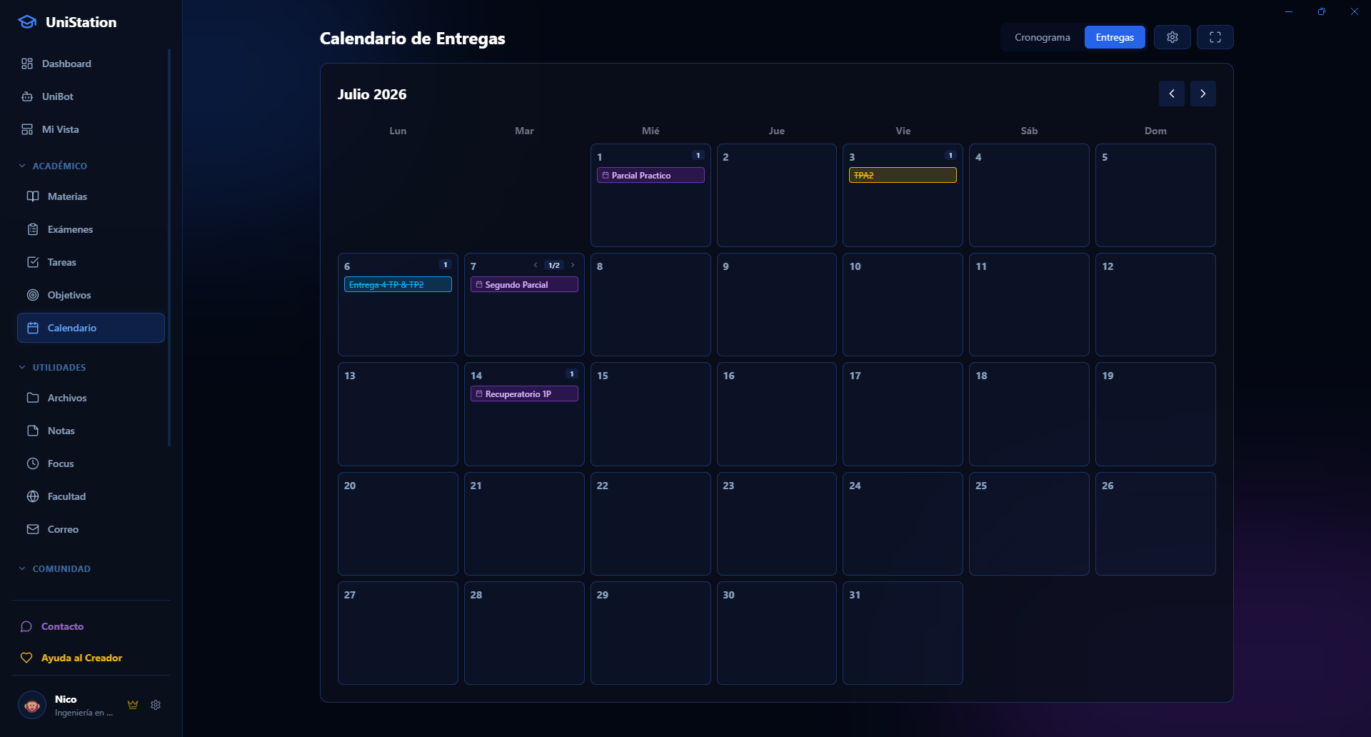 Entregas