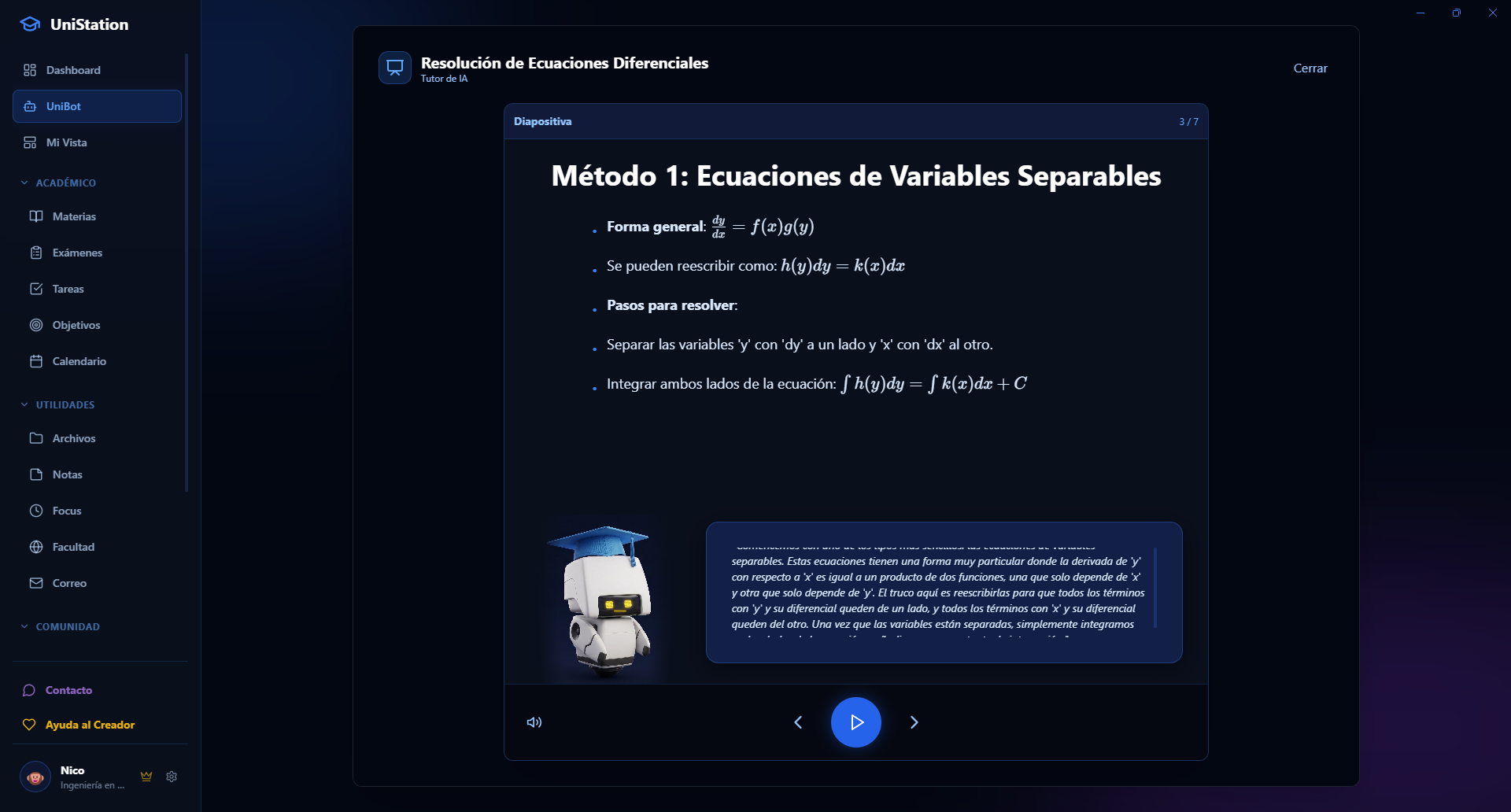 UniBot Resúmenes